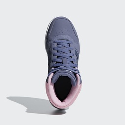 Adidas Hoops 2.0 Mid Gyerek Kosárlabda Cipő - Kék [D51594]